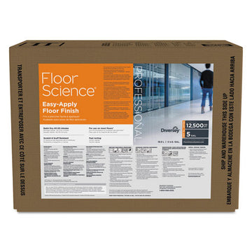 Diversey™ Floor Science Easy Apply Floor Finish, Ammonia Scent, 5 Gal Box freeshipping - TVN Wholesale